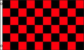 Wholesale RED & BLACK CHECKERED RACING  2 X 3 FLAG ( sold by the piece )